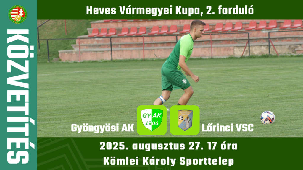 Közvetítés – HVm-i Kupa, 2. f.