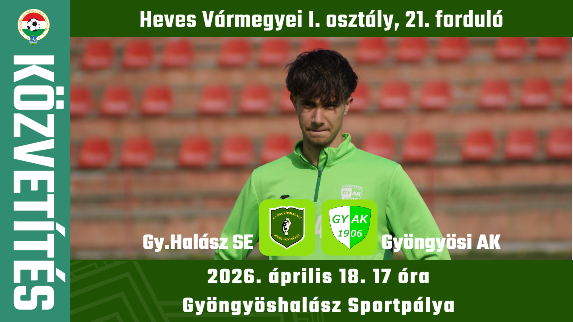 Közvetítés – 21. forduló