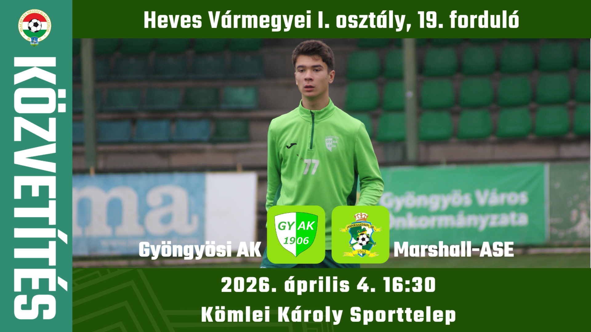 Közvetítés – 19. forduló